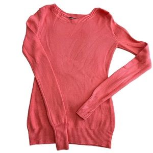 Express orange sweater top